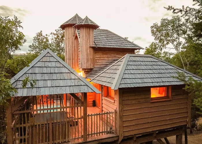 Hotel Chateau Luxe Avec Spa Privatif Aulteribe - Le Peydebe *